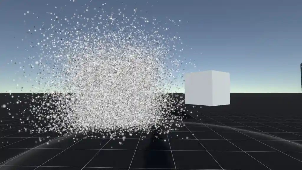 カクカクする様子