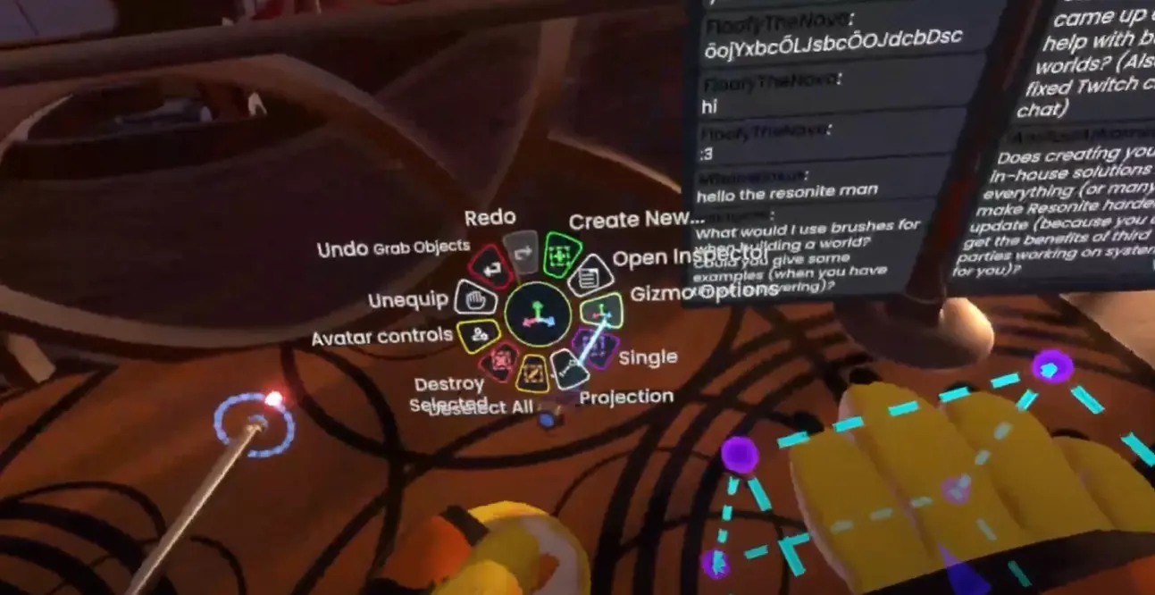 コンテキストメニュー